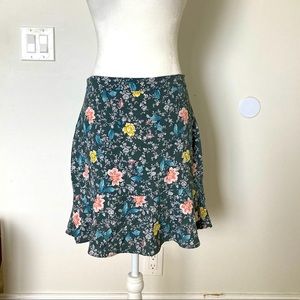 LOFT FLORAL SKIRT